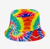 48 Styles Tie-Dye Bucket Hat For Women Fashion Classic Designer Hat New Autumn Spring Graffiti Fisherman Hats Sun Caps