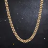 Łańcuchy 6mm 1 rząd Moissanite diamentowy naszyjnik dla mężczyzn Hip Hop biżuteria 925 Sterling Silver Miami najwyższej jakości kubański Link Chain