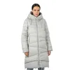 Lange Daunenjacke für Damen, Parka, Oberbekleidung mit Kapuze, Steppmantel, Damen, Übergröße, Baumwolle, Qualität, warme Kleidung, Oberbekleidung 19-053/11153 201214