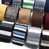 Men's Knitted Knit Leisure Striped Tie Classic Plain Corner Neck Ties For Men Skinny 5cm Normal Necktie Woven Designer Cravat 220409