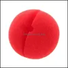 Maschere per feste Forniture festive Giardino domestico Halloween Pagliaccio rosso Naso Spugna Circo Novità Schiuma per costumi Cosplay Decorazioni mascherate C