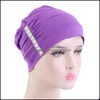 Feanie/skl caps chapé os chapéus luvas de moda Acessórios de moda Modal Solid Color Feianos Pasta Drill muçulmanos Hijabs macios Islâmicos inne