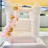 Matten bruiloft mini peuter jumper kastelen kleine witte opblaasbaar bounce house bouncy kasteel schuifbal pit voor kinderen 767 e3