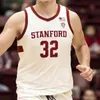 Chen37 Custom College Basketball Stanford Jerseys Harrison Ingram Jaiden Delaire Maxime Raynaud Spencer Jones Michael O'Connell Noah Taitz Isael