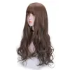 Parrucche parrucca lunghe lunghe wigs wavy per donne parrucca resistente al calore morbido naturale con parrucca di acconciatura alla moda.