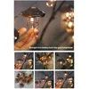 Strings Outdoor Camping String Lights Waterproof Lighting LED Bulb Tent Atmosphere Lamp Battery Powered LightingLED StringsLED