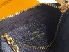 Dise￱adores Luxurys Pastes Key Pochette Cles Mujeres Hombres Key Ring Holder Moned Moneds Mini Billet Bag M62650 M80879