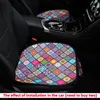 Bilstolskydd täcker målat glas andningsbar kudde antislip frontstol auto inredningsdekor tillbehör