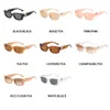 Zonnebril Fashion Vintage Klein Frame Vierkante Vrouwen Mannen 2022 Ontwerp Zonnebril Vrouwelijke Reizen Shades UV400 Eyewear