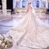 Gorgeous Mermaid Wedding Dresses With Detachable Train Off Shoulder Lace Bridal Gown Vestidos Backless Dubai Wedding Dress Plus Size