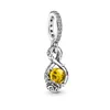 925 Silver Fit Pandora Stitch Bead New Safety Chaine Два цветного подвеска из розового золота браслет шармовые шарики болтаются