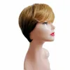 Straight None Lace Front Wigs For Black Women Highlight wig RemyHair Brazilian Colored Short Bob Ombre Human Hair Wigs7680939