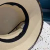 Fashion Women Straw Hat Letter Cap Designer Brim Hats Woven Leather Logo Travel High Quality Bucket Hat Baseball Caps