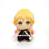 15 cm Japan Anime Demon Slayer Tomioka Giyu Kamado Tanjirou Nezuko Agatsuma Zenitsu Plush Toys Doll Peluche Women Gift 220707