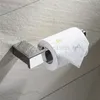 Edelstahl Toilettenpapierhalter Lagerung Badezimmer Papierhandtuchspender Tissue Roll Hanger Square Style Wandhalterung T200425
