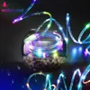 RGB LED -ljusslang 5m 10m 20 m USB Fairy LEDS String Remote Control Waterproof Garland Lights For Christmas New Year Garden Decor D2.0