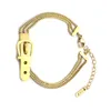 Belan Burza Blackle stalowe bransoletki dla damskich bransoletki moda mody osobowość złoty kolor trzy-pierścieniowy