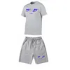 Trapstar Tracksuit Set Men T Shirtshorts Set Summer Sportswear Jogging Pants Streetwear Harajuku Tops Tshirt Suit 220705