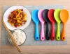 Utensili da cucina creativi in silicone Resistenza alle alte temperature fornello di riso elettrico cucchiaio di riso monopezzo Non danneggiare la paletta di riso in pentola DH8777