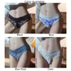 Underpants Man See Through Lace Underwear Sissy Gay Printed Foral Brief Mid Waist Underpant Mens Ball Pouch Panties Erotic LingerieUnderpant