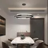 Ceiling Lights Modern LED Chandelier For Living Room Bedroom White/Black Indoor Lighting Fixture Lamp Decoration Luminaire