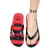 Летние тапочки 2022 Корейская мода Trend Flend Flip с плоской подошвой, скользкой и простой пляжной ботинок полосатые тапочки C38Z #