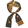 2024 Designer Silk scarf women scarf black scarf Hairband Double silk Simple and versatile New style in various colors