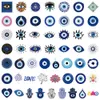 50 Pcs Adesivos Pacote Evil Eye Vinil Colorido À Prova D 'Água Para Garrafa de Água Laptop Carro Bicicleta Bagagem Guitarra Skateboard5795639