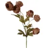 Un ramo di fiori di peonia a 6 teste artificiali Fiore serie autunnale Siik Peonia per composizioni floreali decorative per la casa di nozze