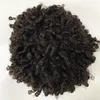 Peças de cabelo de cores naturais Substituição de cabelo virgem humano indiano Toupe de 12 mm de renda cheia para homens negros entrega rápida expressa