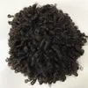 Cor de cor de cor de cor de peças de cabelo peças de cabelo brasileiro Substituição de cabelo virgem de 12 mm unidades de renda cheia para entrega de preto mass