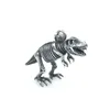 Collane con ciondolo Collana a forma di dinosauro 3D in acciaio inossidabile per portachiavi fai-da-te / cintura da borsa Bigiotteria Accessori per gioielli Ciondolo all'ingrosso Godl22