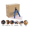 Hand Tool Electrical Wire Cable Cutters Cutting Side Snips Flush Pliers Nipper Anti-slip Rubber Mini Diagonal Pliers Repair Tools
