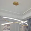 Pendelleuchten Moderne LED-Leuchten für Wohnzimmer Schlafzimmer Überzug Gold Chrom Küche Innen HängeleuchtePendant