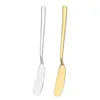 Coltelli da formaggio multiplo per coltello burro dessert in acciaio inossidabile inceppamento spalmatori cantieri per cutter sandwich crema crema strumento cucina di posate occidentali b0504