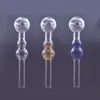 Cachimbos grandes grandes para queimador de óleo de vidro pirex Tubo de pirex grosso Banger Nails Cachimbos para fumar com bola de 30 mm Mais barato 2 peças