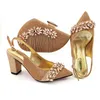 Sandales bout pointu Slingback Floral strass ethnique femme boucle en cuir véritable été femmes talon épais chaussures sandales