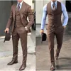 Мужские костюмы Blazers Slim Healthy Groom's Платье 3 дешевые бизнес -лучшие костюмы костюмы для бака брюки 220826
