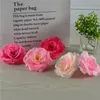 8cm 22 Colors Silk Rose Artificial Flower Heads Wysokiej jakości DIY Flower for Wedding Arts Wall Arch Buquet Dekoracja kwiaty