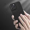 PC Carbon Pattern Pattern Pattern for iPhone 13 11 12 Pro XS Max XR الحماية الشاملة للغطاء الخلفي المقاوم للأزياء المقاومة