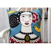 Корпус наволоте оптом хлопковая вышиваемая подушка наволочка подушка Picasso Cushion Home Decor Decorative Case Sham 45см 220623