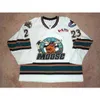 THR 2001 02 Manitoba Moose 23 Todd Warriner Hockey Jersey Haft Hafted Custom dowolny numer i nazwa Jersey