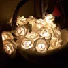 Strings Emulation Roses Decorative Light Indoor Brilliant Cozy LED Coloured Lights Valentine's Day Ornaments Battery LampLED