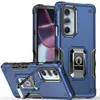 Étuis de téléphone avec béquille pour Motorola G52 G G50 G71 G60 G51 G41 G22 G10 G200 5G E7 E20 EDGE 20, résistant aux chocs, coque souple en PC TPU, plaque métallique, support magnétique, Protection de l'appareil photo