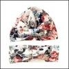 Accessori per capelli Floral Bows Mommy and Daugh Daught Outfit Cappelli per bambini Cappelli per bambini Hatsandheadband 2pcs/set Mother Drop Dropliv Dhtto