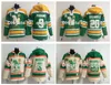 Top Qualität ! North Stars Old Time Hoodie Hockey Trikots 20 Dino Ciccarelli 9 Mike Modano Grüne weiße Pullover Sweatshirts Winterjacke