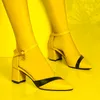 Elbise Ayakkabı Cresfimix Kadın Moda 2022 Süper 14cm Peep Toe Yüksek Topuk Pompaları Lady Sıradan Su Geçirmez Platform Yaz A2575Dress