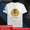 Estland Estnisches Land-T-Shirt Benutzerdefinierte Jersey-Fans DIY Name Nummer T-Shirt High Street Fashion Hip Hop Loses lässiges T-Shirt 220616