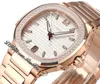 MSF 7118 A324 Ladies automáticas Womens Womens Women Diamonds Buzel Rose Gold Prata texturizada Dial Stick Salão de aço inoxidável Relógios Super Edition Puretime C3