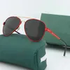 2022 Yüksek kaliteli metal marka tasarımcısı pilot güneş gözlüğü kadın erkekler monogramlar desenli lensler güneş gözlüğü kadın uV400 lens oculos de sol lunette de soleil 002